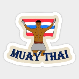 Thai Boxing - Empowered Men Sticker